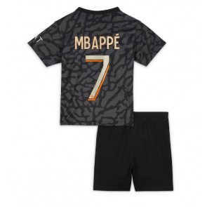Paris Saint-Germain Kylian Mbappe #7 Rezervni Dres za Dječji 2023-24 Kratak Rukavima (+ kratke hlače)